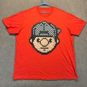 Trukfit Pixel Face T Shirt Men's 2XL Red Short Sleeve Cotton Skate Lil Wayne NEW